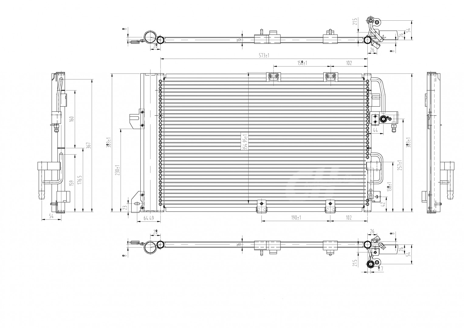 606 521_B CHLODNICA DO KLIMAT.ASTRA 1.8 16V 04-