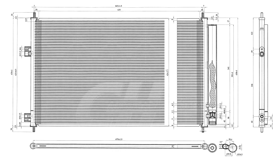 606 935_B CHLODNICA DO KLIMAT.TOYOTA RAV4 2.2D 06-