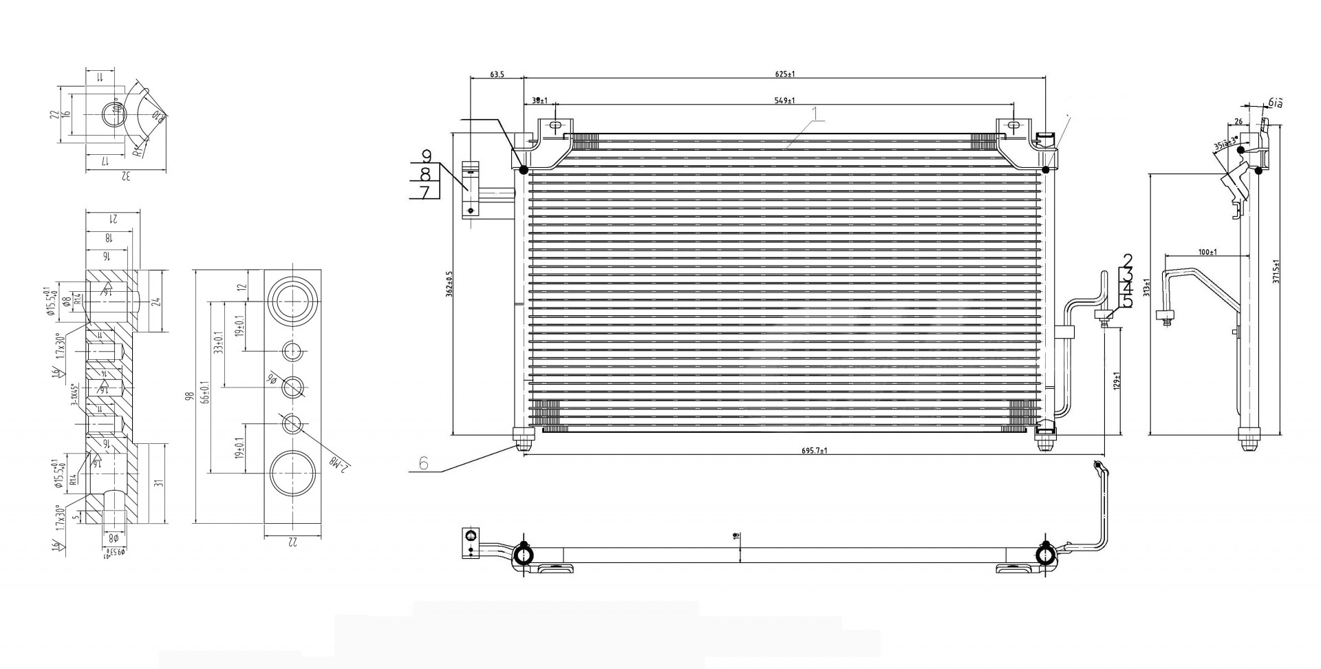 608 398_B CHLODNICA DO KLIMAT.MAZDA 323 98-04