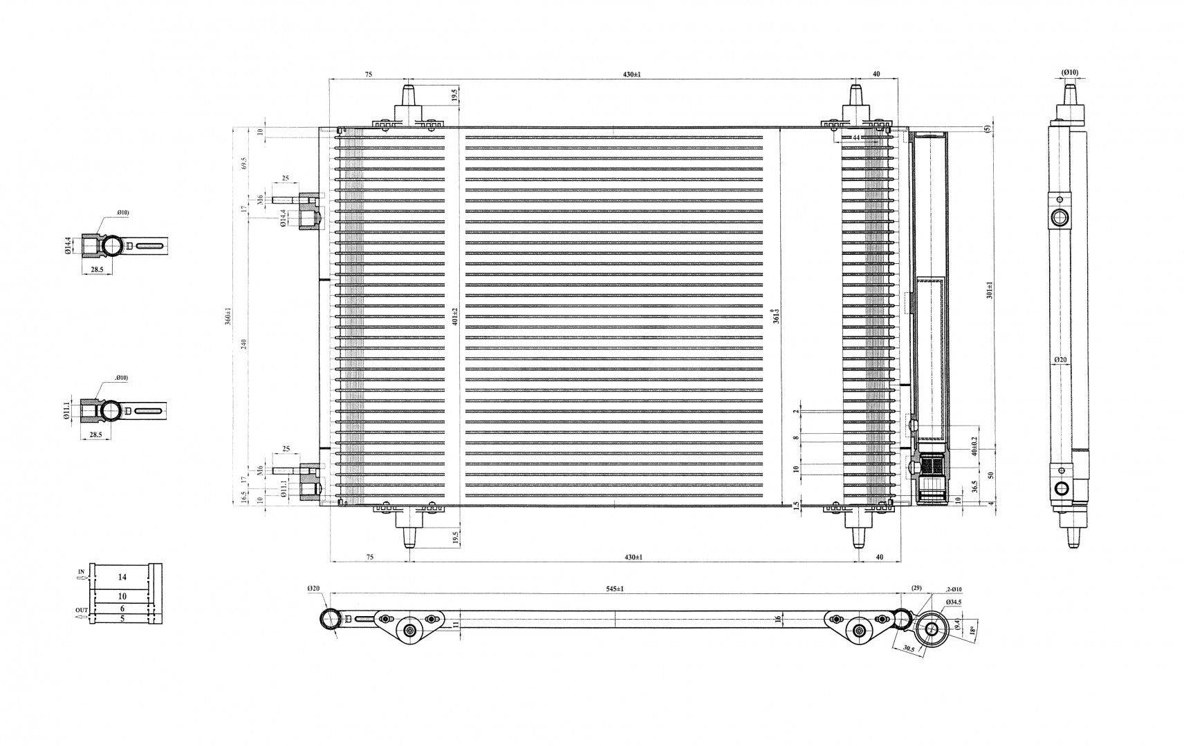 612 408_B CHLODNICA DO KLIMAT.CITROEN C4 1.6 04-