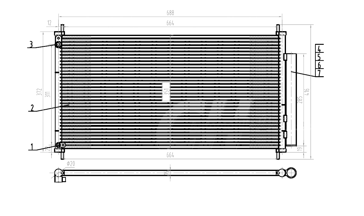 621 599_B CHLODNICA DO KLIMAT.CIVIC 1.8I 12-