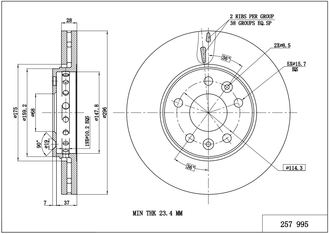 HAM.TARCZA /P/VIVARO 1.6CDTI 14-/MAL/KPL