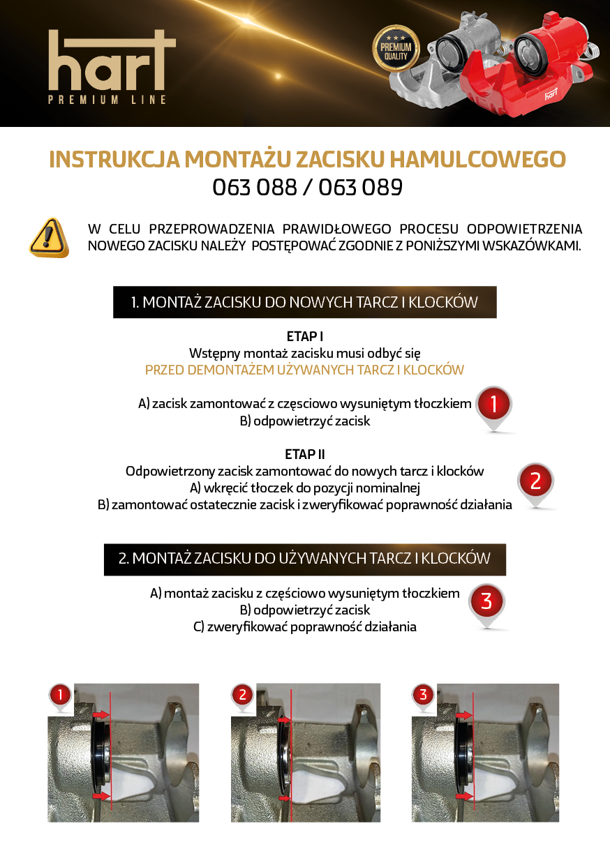 ZACISK HAMULCOWY TYŁ PRAWY