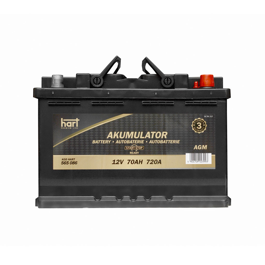 AKUMULATOR 70AH 720A AGM /P+/ PREMIUM